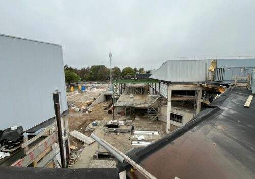 Dakconstructie fase 1 gereed 2