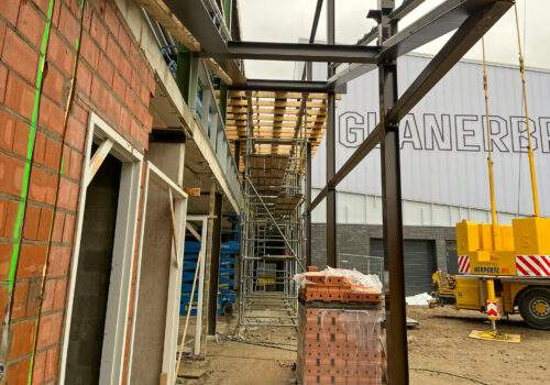 Onderstempeling breedplaatvloer